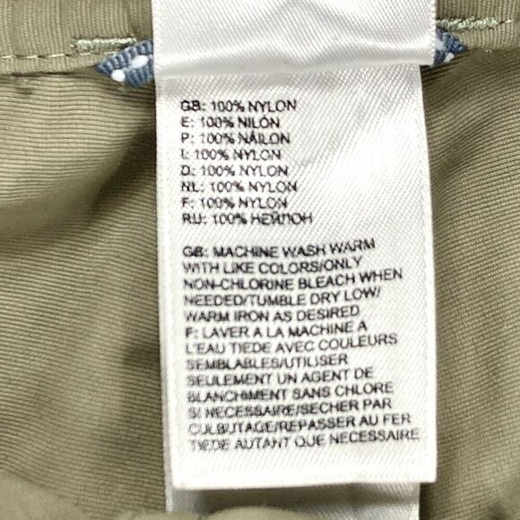 The North Face Cargo Shorts Women Size 8 Green Paramount Propel Capri Hiking New - Picture 14 of 14